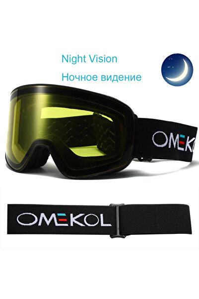Choice9 نظارات تزلج جديدة تمامًا من أوميكول، مزدوج طبقتين ومضادة للضباب، مناس...