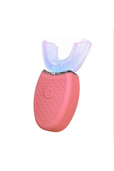 Choice Pink Electric Toothbrush for Adult Automatic USB Charge U-Shaped Sonic...