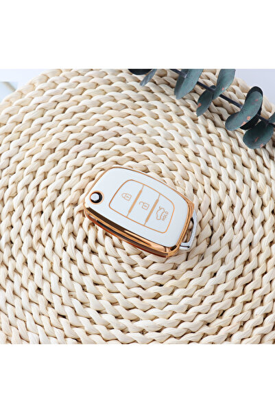 Choice5 غطاء حماية جديد قابل للطي من مادة TPU الناعمة باللون الأبيض من النوع ...