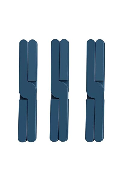 Choice4 20x3.2cm blue 3 Pack Heat-Resistant Foldable Silicone Trivets,Folding...