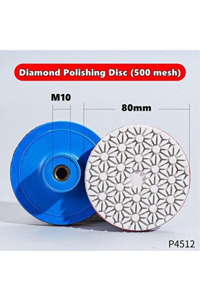 choice2 قرص تلميع متكامل لتشذيب الأحجار، 500 شبكة، وسادات تلميع ماسية للرخام ...