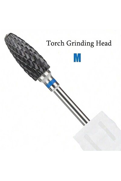 Choice4 M-1 PC 1or5pcs Black Ceramic Nail Drill Bits 3/32'' Safe & Profession...