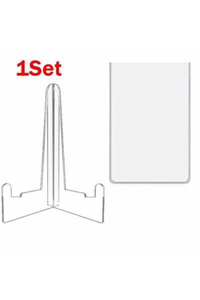Choice مجموعة واحدة من 1-10 قطع من أغطية البطاقات البلاستيكية الصلبة وحامل ال...