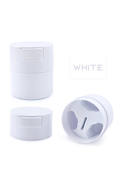 Choice1 خزان تخزين غراء الرموش الأبيض، حامل لاصق ثلاثي الألوان، برطمان محكم ا...