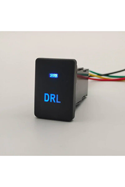 choice2 مصباح ضباب أمامي LED أزرق للسيارة، قطعة واحدة، مزود بزر تشغيل/إيقاف، ...