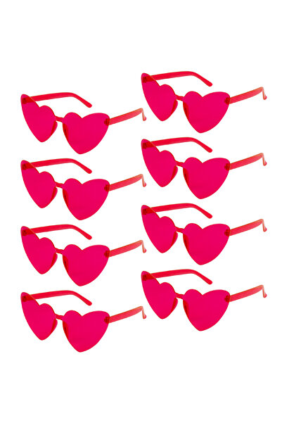 Choice1 ٨ قطع حمراء، ٦/٨/١٠/١٢ قطعة نظارات شمسية لحفلات الزفاف وحفلات توديع ا...