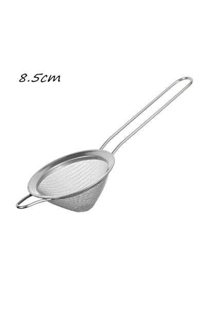 Choice6 مصفاة كوكتيل فضية 8.5 سم، مصفاة شاي من الفولاذ المقاوم للصدأ، مصفاة ط...