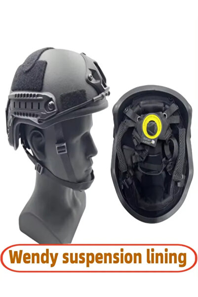 Choice3 خوذة ويندي السوداء المصنوعة من الأراميد والكيفلار، لون أخضر عسكري سري...