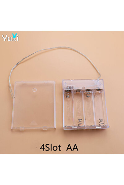 Choice5 علبة بطاريات 4-AA من YuXi، حامل بطاريات AA وAAA، علبة تخزين بطاريات ب...