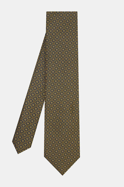 W Collection Geometric Patterned Tie