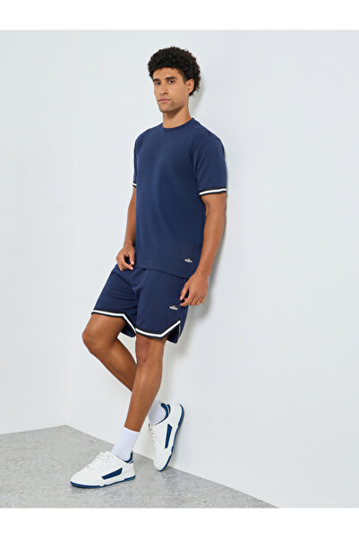 Styli Men Taping Detail Regular Fit T-Shirt and Shorts Co-Ords