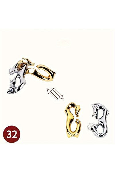 Choice1 32 لعبة ألغاز معدنية كلاسيكية فكرية، لعبة تعليمية صعبة لعيد الميلاد و...