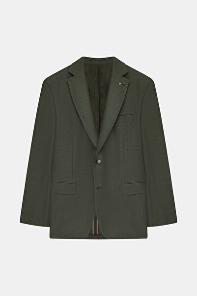 W Collection Green Regular Fit Jacket