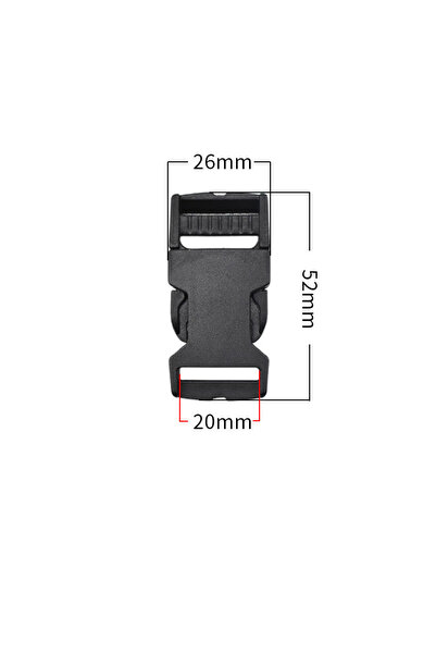 Choice10 ١٠ قطع من مشابك التحرير البلاستيكية المزدوجة القابلة للتعديل من الجا...