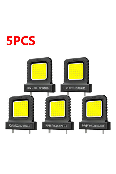 Choice5 مجموعة مصابيح عمل LED سوداء مكونة من 5 قطع، ملحقات أدوات كهربائية، مت...