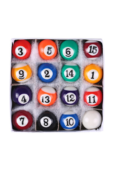 choice2 مجموعة كرات بلياردو للأطفال، مصنوعة من الراتنج، بأحجام 25 مم، 25 مم /...