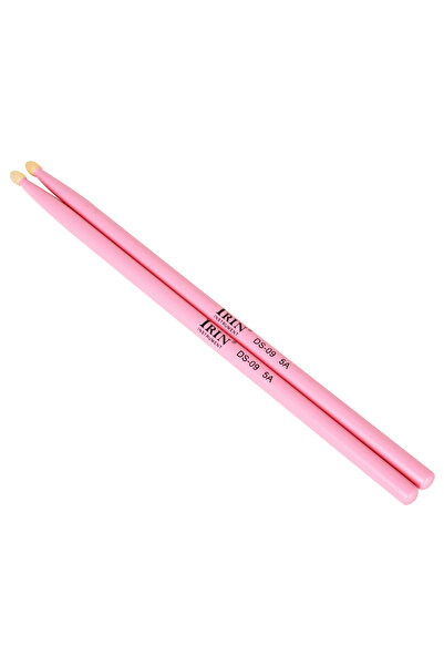 Choice5 عصي طبول IRIN 5A وردية اللون، مصنوعة من خشب القيقب، DS-09، مضارب طبول...