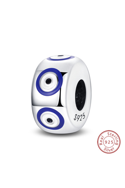 Choice25 قلادة PAC542 الأصلية من الفضة الإسترليني عيار 925، مزينة بخرزات وخرز...