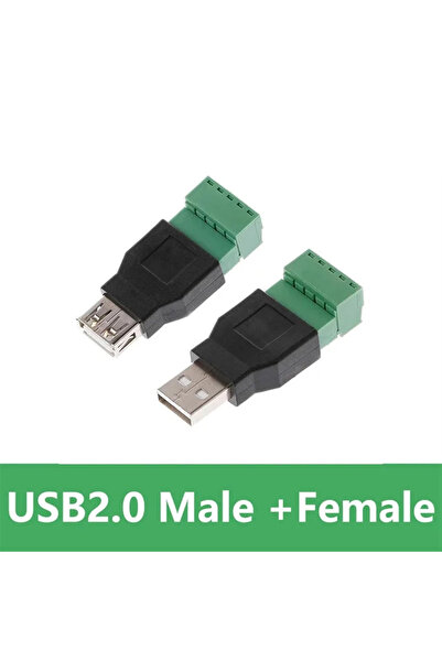 Choice موصل USB 2.0 من النوع A ذكر/أنثى إلى موصل 5 دبابيس لولبي مع غطاء واقي ...