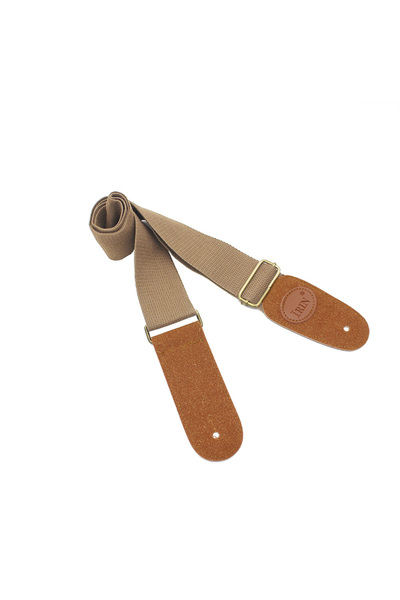 Choice3 Khaki color Adjustable Guitar Strap Polyester High-Grade Printing Eth...