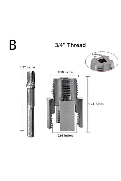 Choice B Pipe Thread Cutting Tool Integrated Internal & External Pipe Threadi...