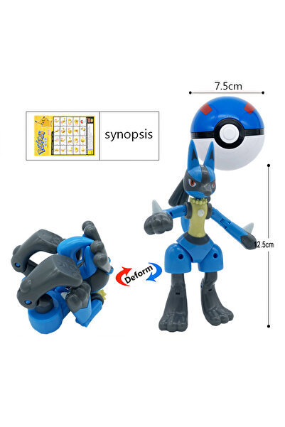 Choice13 11 لعبة بوكيمون عالية الجودة قابلة للتحويل: بيكاتشو، ميو تو، غيارادو...