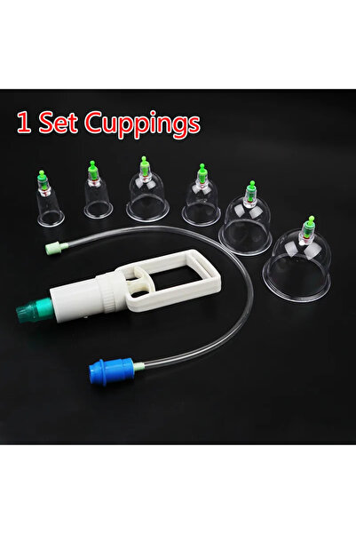 Choice4 مجموعة من 8 قطع من أكواب الشفط الطبية لعلاج السيلوليت والتدليك