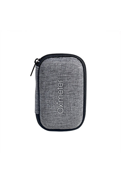 Choice1 حقيبة تخزين رمادية اللون من AIQUE لجهاز قياس الأكسجين في الدم، قطعة و...