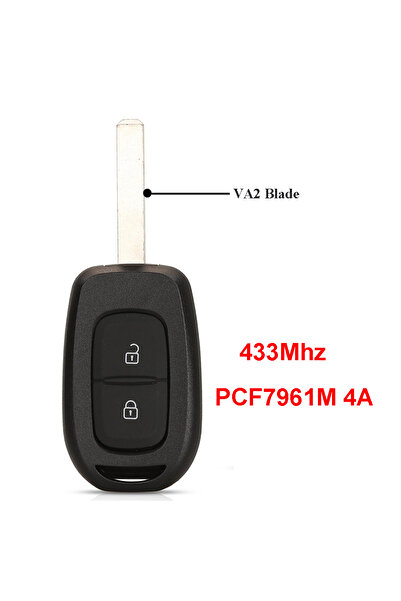 Choice5 مفتاح سيارة عن بعد VA2 بتردد 433 ميجاهرتز، رقم الموديل PCF7961M، 4 أم...