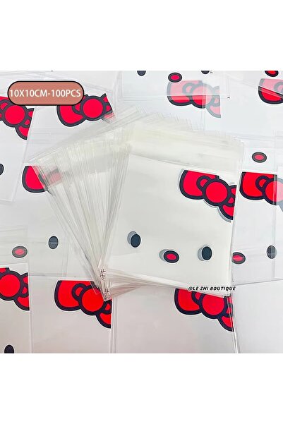 choice2 02 أكياس تغليف شفافة لطيفة من البولي بروبيلين بتصميمات هيلو كيتي وماي...