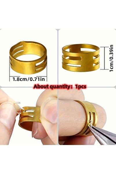 Choice1 خاتم ذهبي - قطعة واحدة أو قطعتين/قطعة واحدة من مجموعة كماشة يدوية الص...