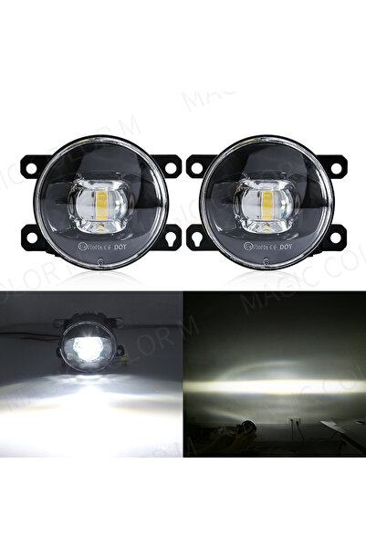 Choice4 مصباح ضباب LED أبيض للسيارات من نوع سيتروين وفورد وهوندا وسوزوكي وإيس...