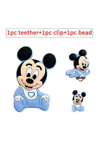 Choice27 3 قطع 14 3 قطع/مجموعة مشبك عضاضة سيليكون ستيتش بامبي برينسيس خرز خرز...