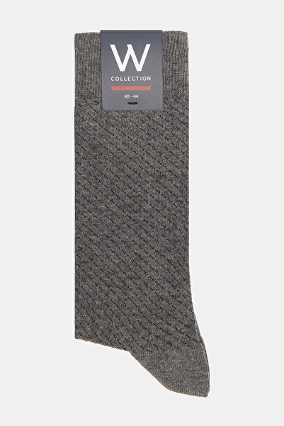 W Collection Diagonal Patterned Socks