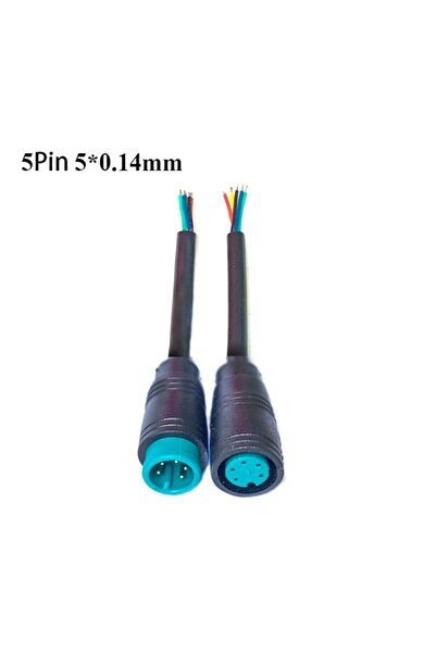 Choice1 5Pin Black Ebike Accessories Optional Cable Base Connector Waterproof...