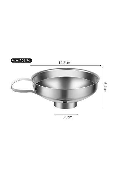 Choice1 Large Stainless Steel Wide Mouth Funnel, Kitchen and Household Large ...