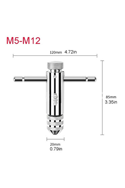 Choice1 M5-M12 Handle New Machinist Tool Thread Metric Plug Adjustable Wrench...