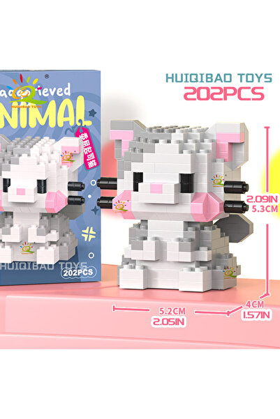 Choice23 10 WITH BOX HUIQIBAO MINI Cute Pet Animal Penguin Model Building Blo...