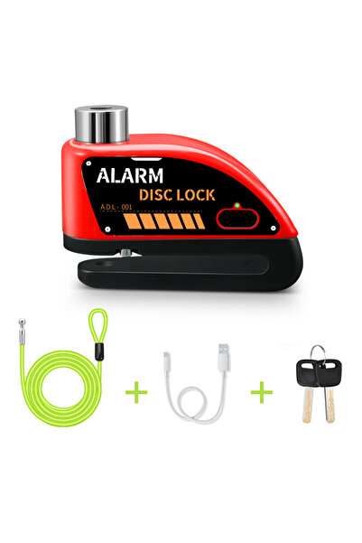 choice2 جهاز إنذار فرامل قرصية للدراجات النارية مع حبل سحب، مقاوم للماء، 110 ...