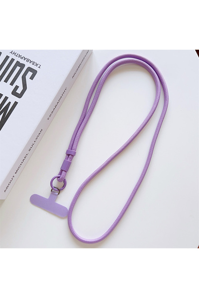 Choice15 حبل تعليق هاتف طويل عالمي، لون بنفسجي، قطعة واحدة، حبل للتعليق حول ا...