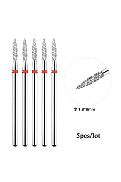 Choice7 مثقاب أظافر تورنادو الماسي 03F 5Ps، روسي الصنع، معالج مسبقًا، أداة طح...