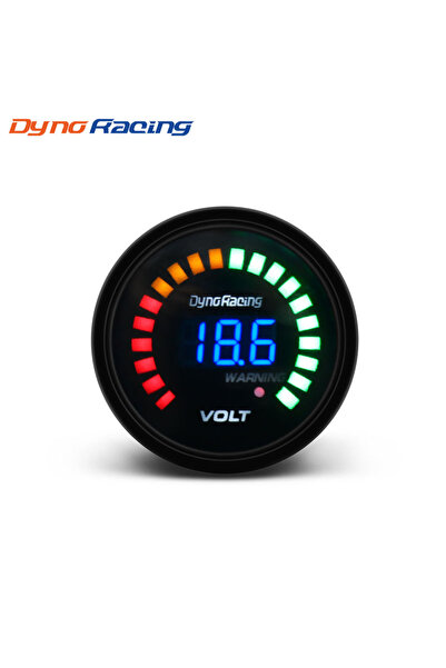 Choice8 مقياس فولتميتر دينو ريسينغ 2 بوصة 52 مم رقمي 20 LED ضغط تعزيز الضغط ر...