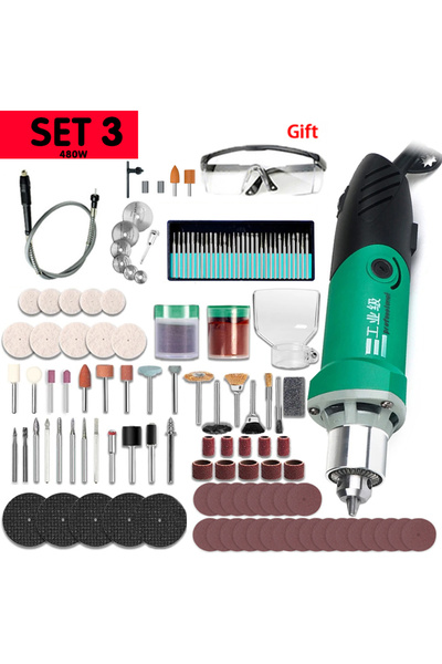 Choice10 EU FC3 Dremel 260W/480W High-Power Engraver Electric Drill Engraving...