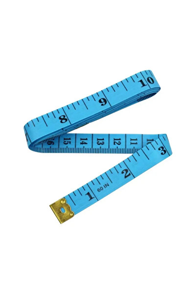 Choice7 مسطرة قياس الجسم 1.5 متر × 1.3 سم - أزرق، طول 150 سم/60 بوصة، شريط قي...