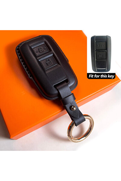 Choice9 غطاء مفتاح سيارة أسود مناسب لطراز LC76، متوافق مع سيارات تويوتا لاند ...