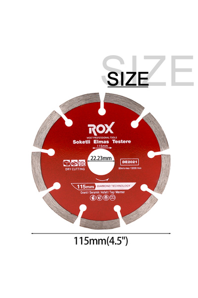 Choice 1pc 115mm 1/3/5pc 115mm Stone Cutting Disc Diamond Saw Blade Dry Groov...