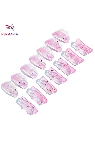 Choice4 Pink PERMANIA 7 Pairs NEW Silicone Cat Eyelash Perm Rod Sticky Lash L...