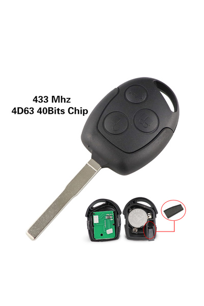 Choice5 مفتاح سيارة عن بعد بشريحة 4D63، 40 بت، 433 ميجاهرتز، متوافق مع فورد م...