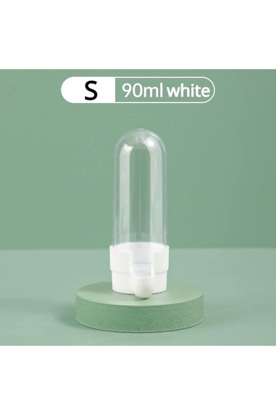 Choice1 وحدة تغذية الحيوانات الأليفة White-S المعلقة، موزع مياه للببغاء السنج...