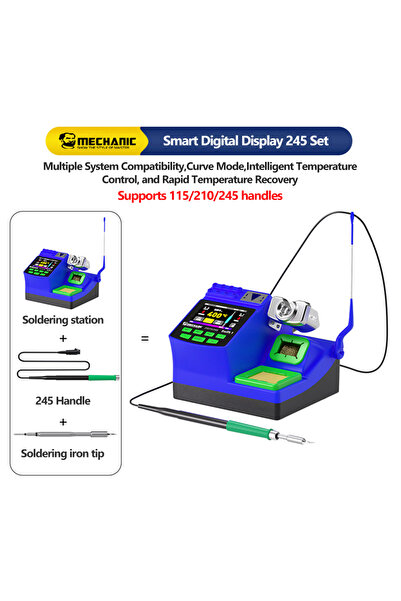 Choice6 محطة لحام ذكية بشاشة رقمية 245 1TIP 220V MECHANIC Swift 1 تدعم C210/C...